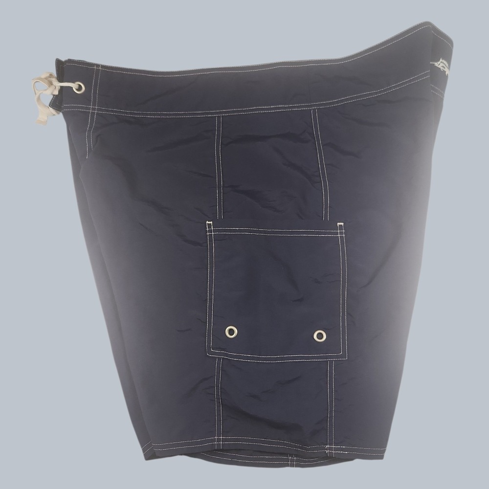 Tommy Bahama Women's Plus Size 1X Board Shorts Navy Blue Cargo - Picture 2 of 7
